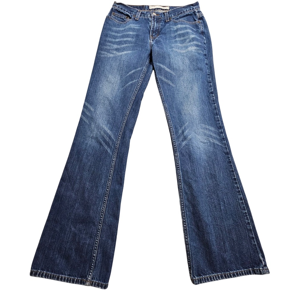 Express Jeans Vintage Women 6L Blue Precision Fit Riot Siren Bootcut Medium Wash
